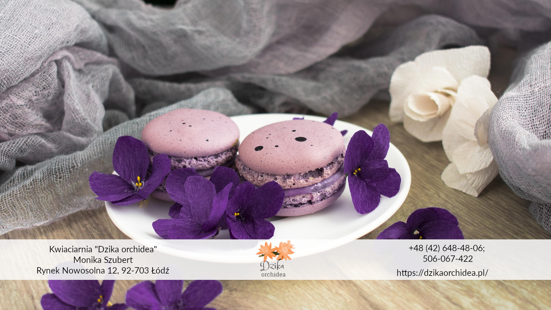 Flower box z cukierkami fioletowy Flower box na 18 urodziny